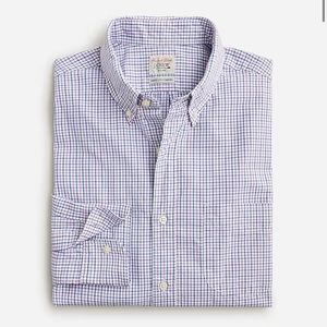 NWT JCREW Secret Wash cotton poplin shirt